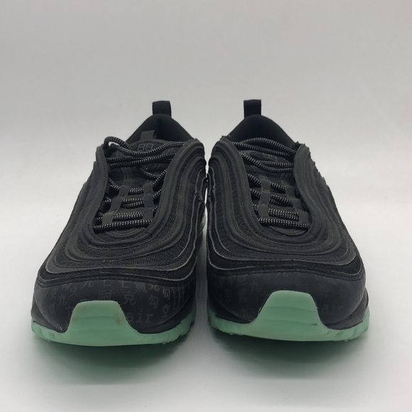 Nike Air Max 97 Matrix 921826-017 Green, Black Good Condition used size mens 7.5 - Picture 3 of 10